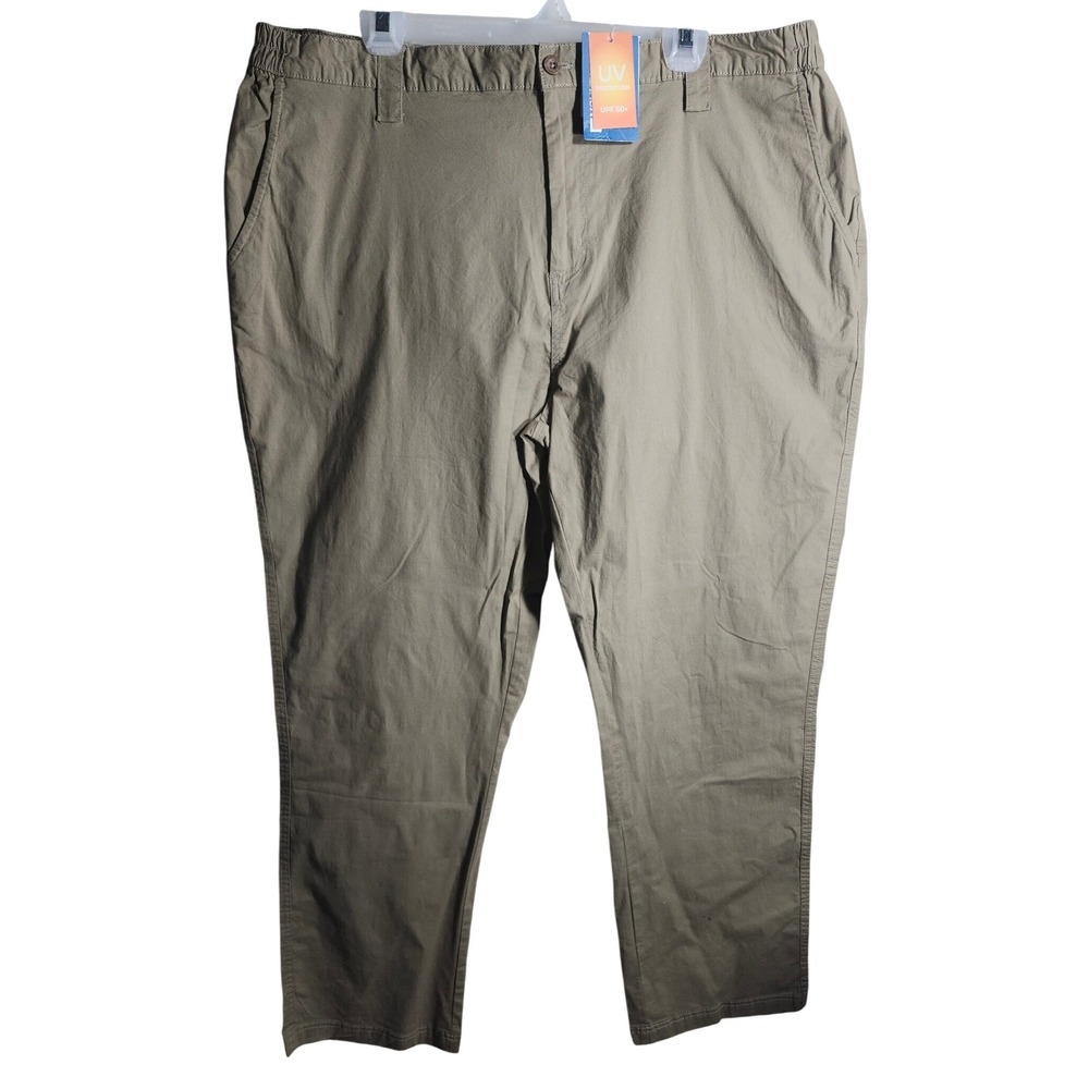 Mountain Warehouse Coastal Trousers Khaki Beige UV‎ Protection UPF 50 Plus Sz 40